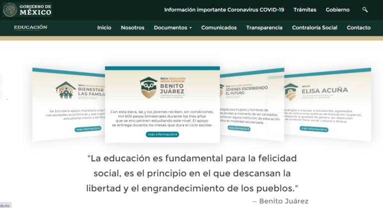 ¡Sitio informativo de BECAS!