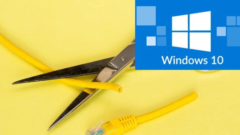 Windows 10 te deja sin internet?